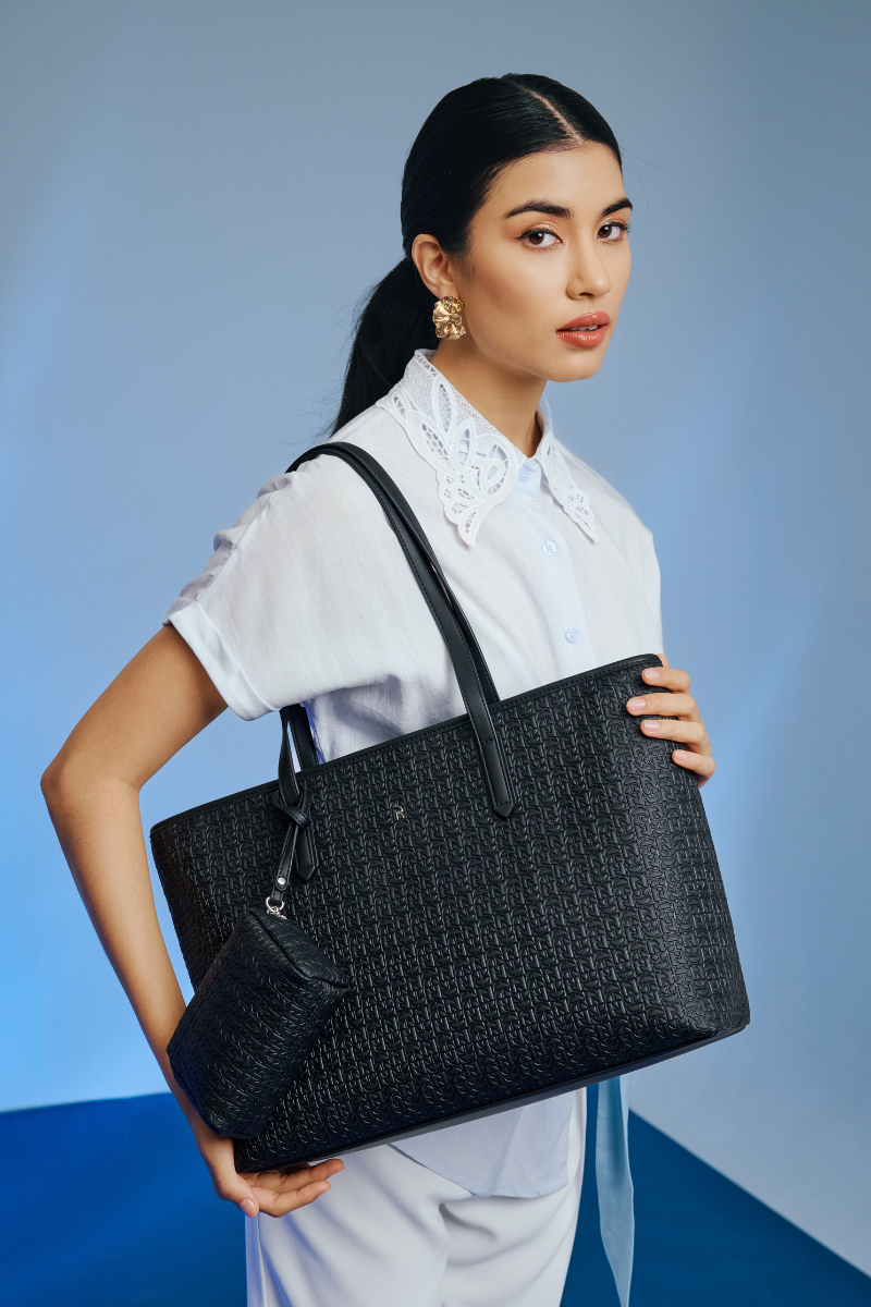 Jiro Tote Bag in Black