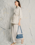 Leo Denim Bag in Blue Jeans