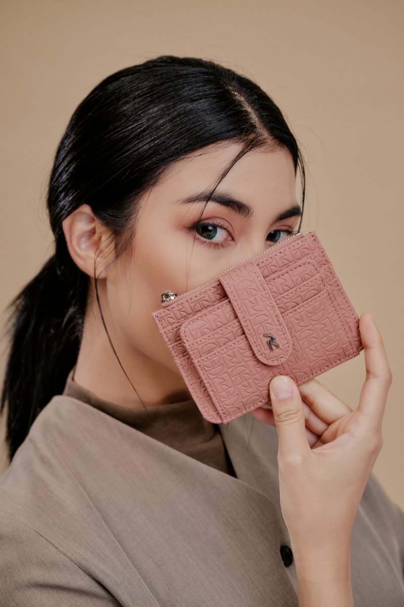 Riri Small Wallet in Blush