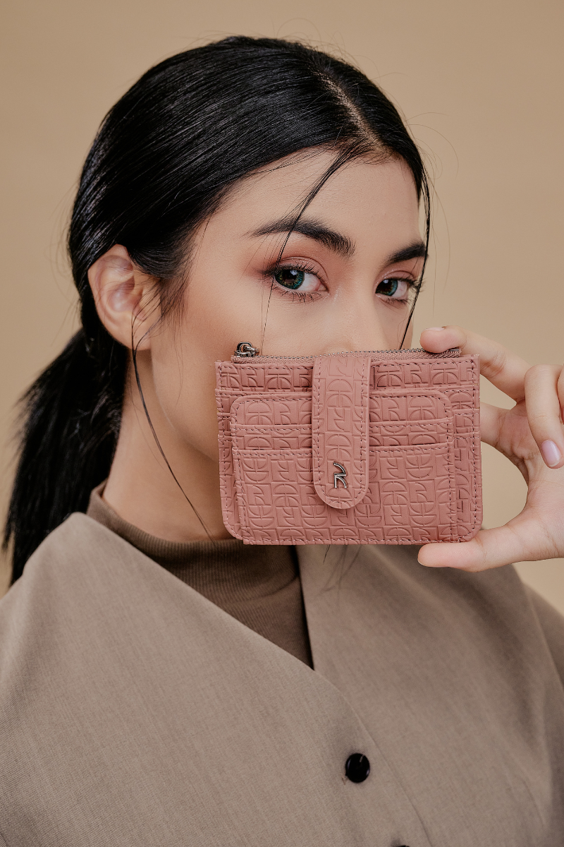 Riri Small Wallet in Blush
