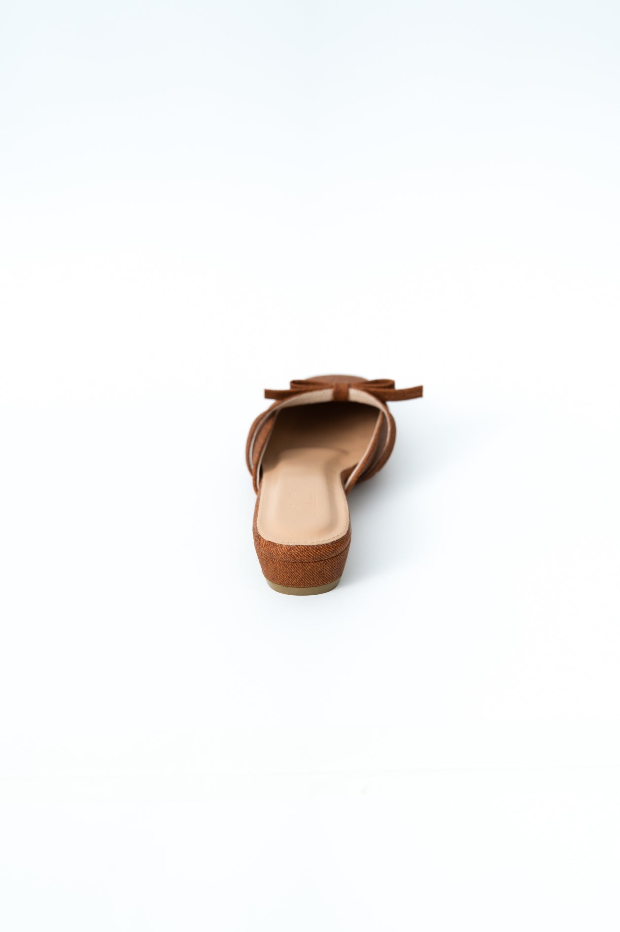 Dipta Denim Mules in Brown
