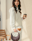 Croissant Bag in Brownie