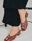 Linda Shoes in Cinnamon