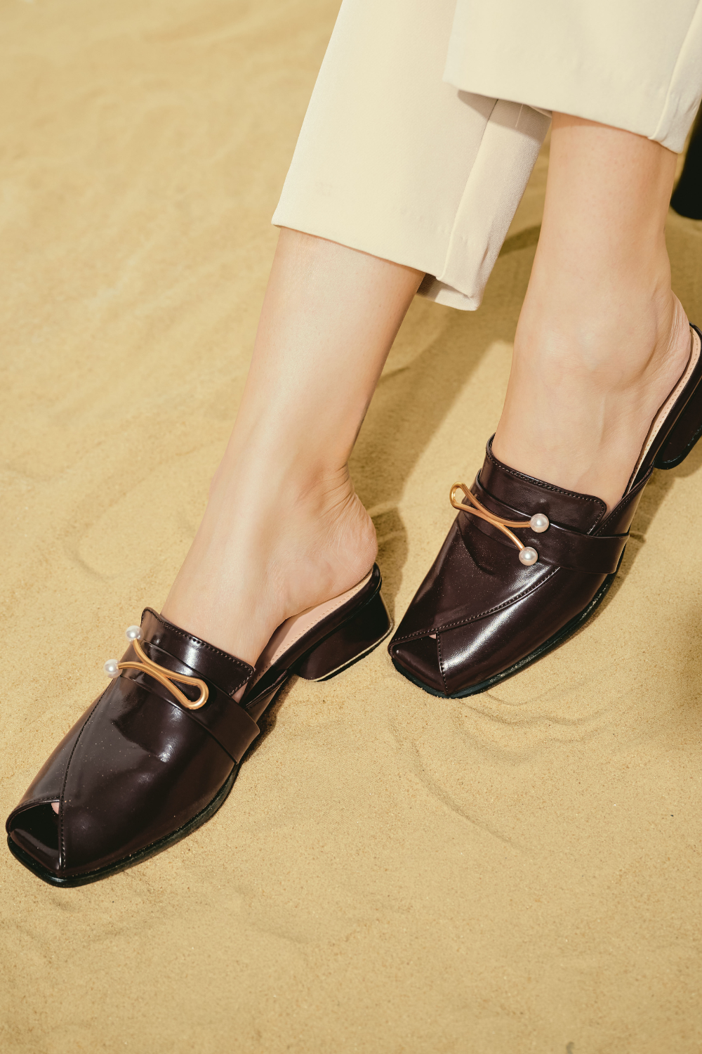 Amelia Shoes in Coffee