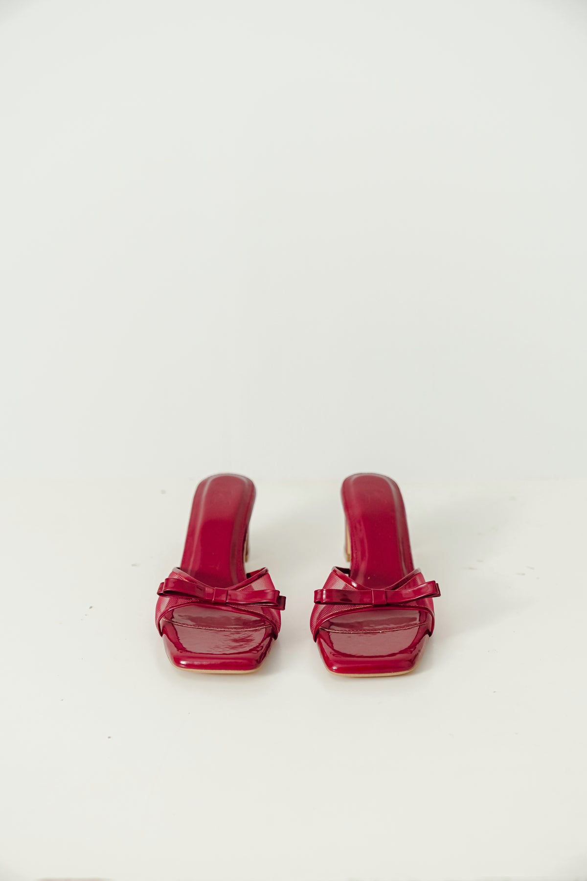 Clara Block Heels in Wine