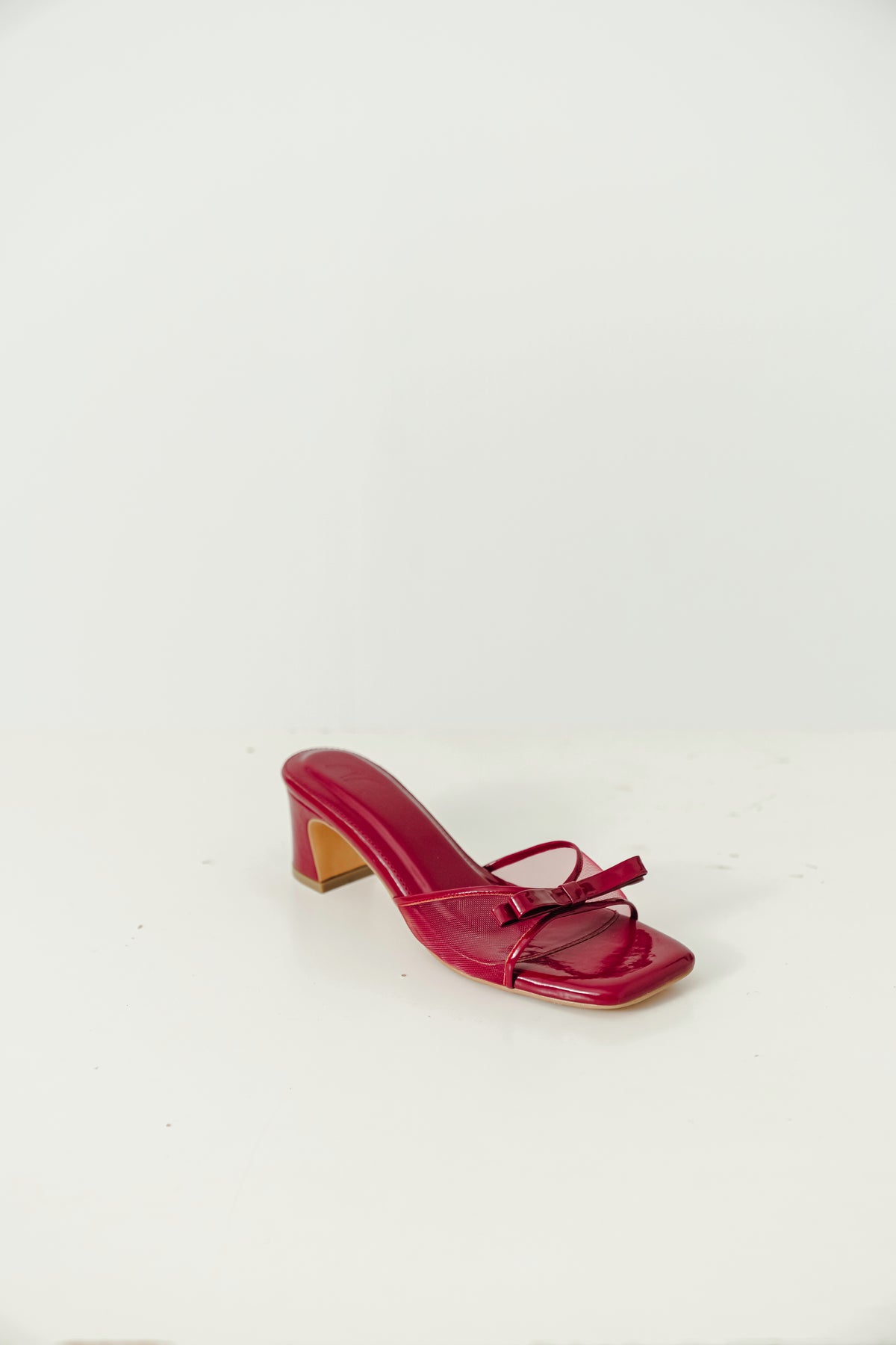 Clara Block Heels in Wine