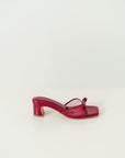 Clara Block Heels in Wine