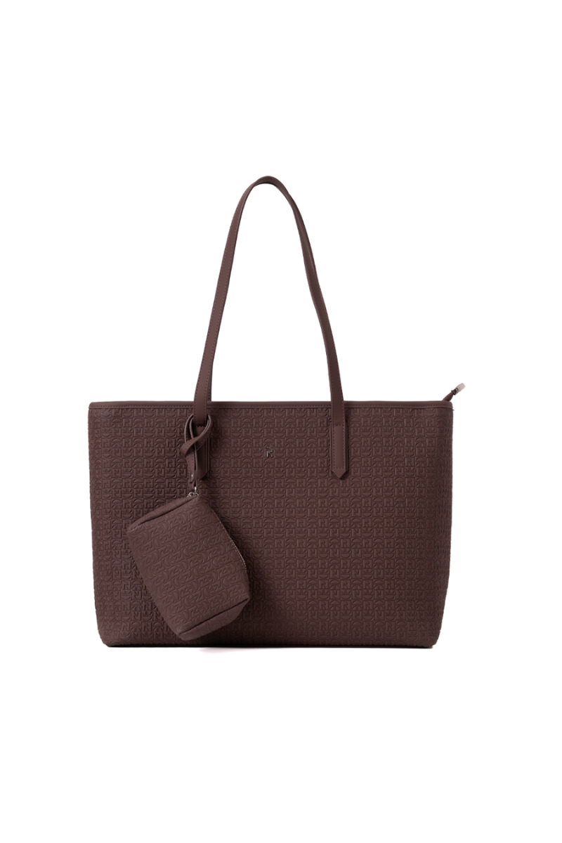 Jiro Tote Bag in Dark Brown