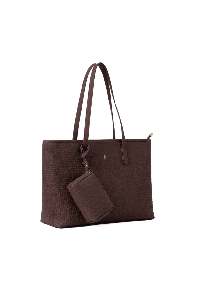 Jiro Tote Bag in Dark Brown