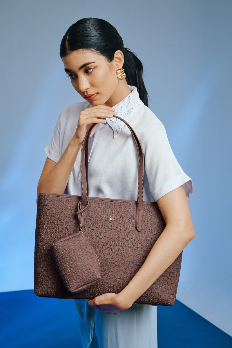 Jiro Tote Bag in Dark Brown