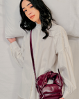 Erin Bag in Dark Burgundy