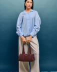 Pitta Bag in Dark Maroon