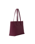 Jiro Tote Bag in Dark Maroon