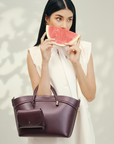 Tiju Bag in Dark Burgundy