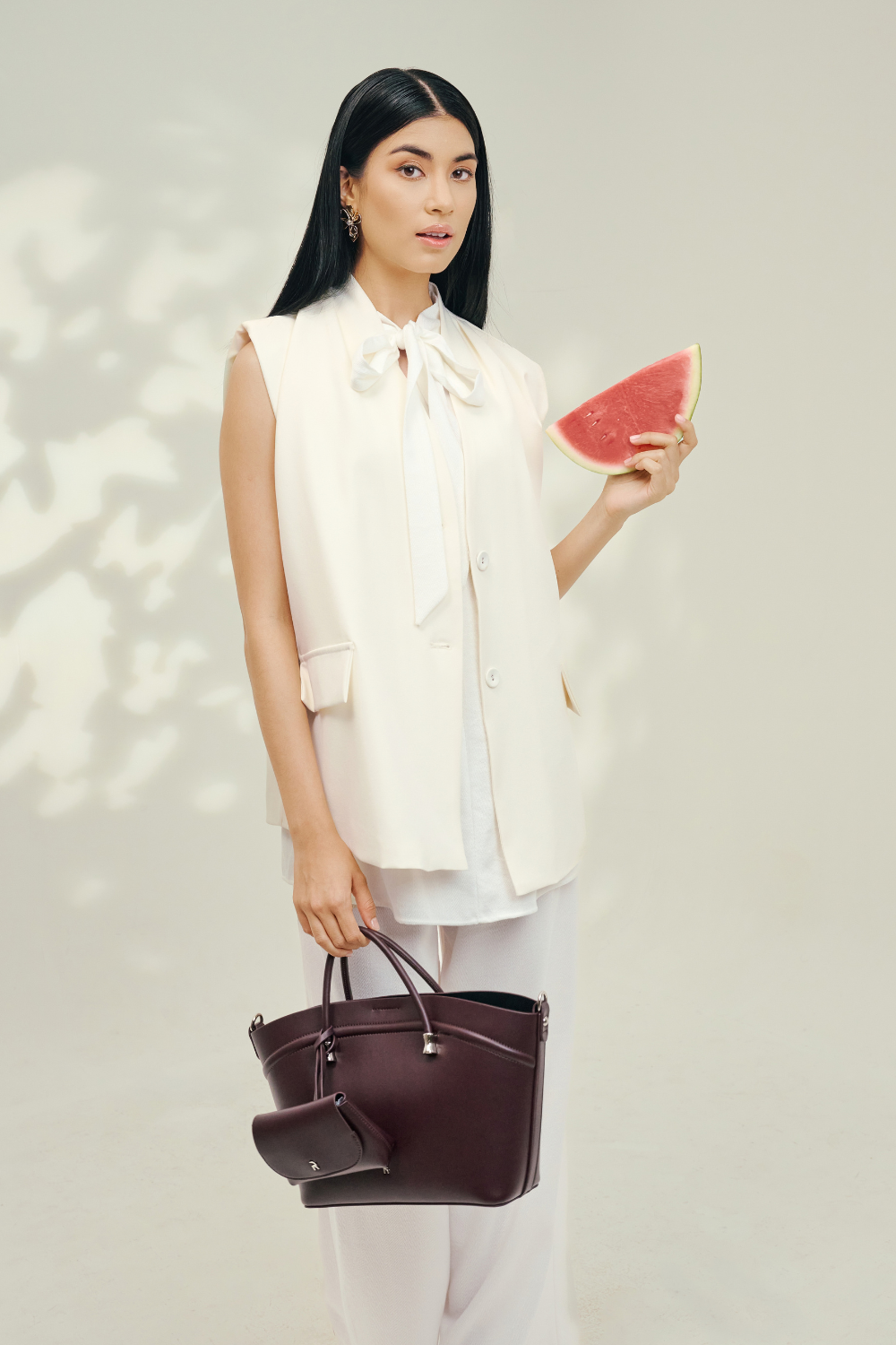 Tiju Bag in Dark Burgundy