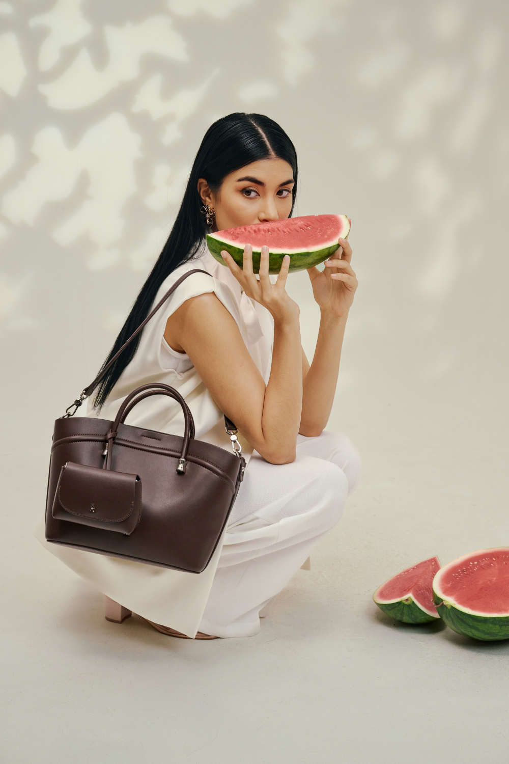 Tiju Bag in Dark Coco