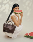 Tiju Bag in Dark Coco