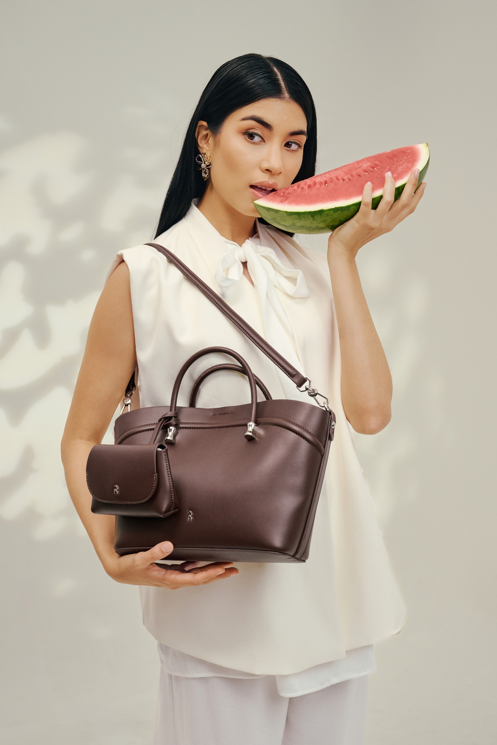 Tiju Bag in Dark Coco