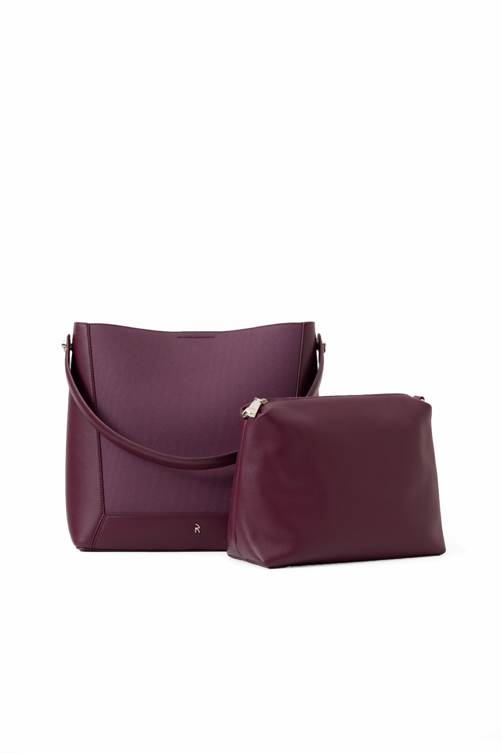 Dumma Hobo Bag in Dark Burgundy