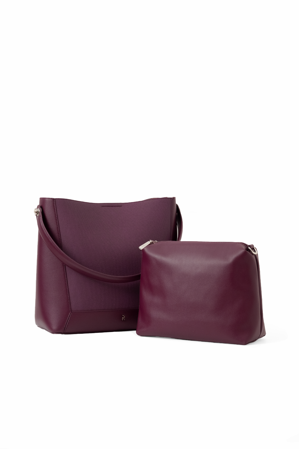 Dumma Hobo Bag in Dark Burgundy