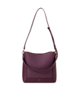 Dumma Hobo Bag in Dark Burgundy