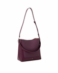 Dumma Hobo Bag in Dark Burgundy