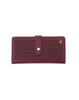 Rimo Long Wallet in Dark Maroon