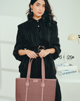 Nirina Tote Bag in Deep Blush