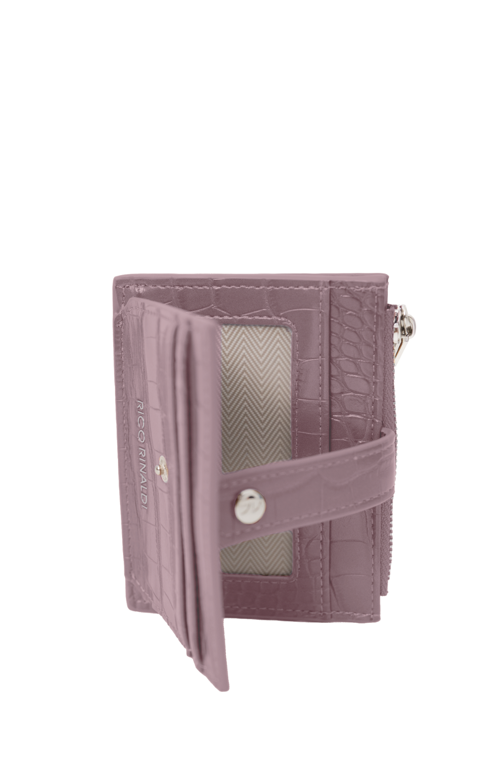 Teo Small Wallet in Dusty Blush