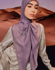 Amaya Scarve in Dusty Purple