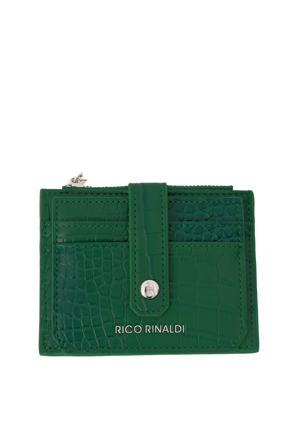 Teo Small Wallet in Emerald Green