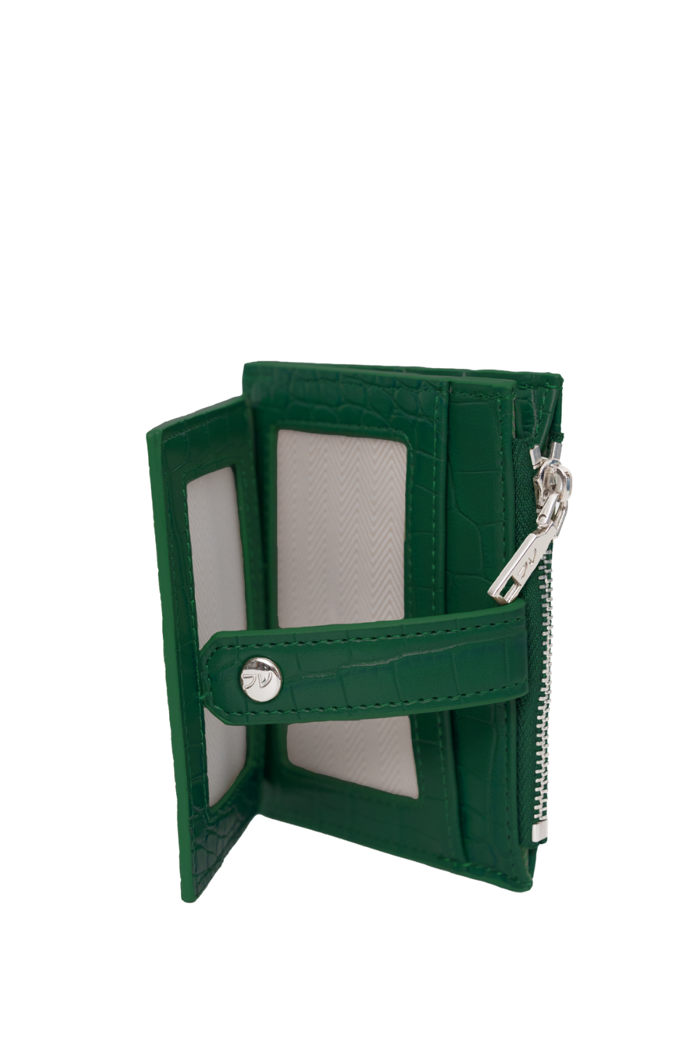 Teo Small Wallet in Emerald Green