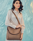 Dumma Hobo Bag in Espresso