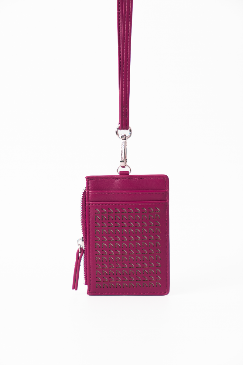 Signature Card Holder in Fuschia