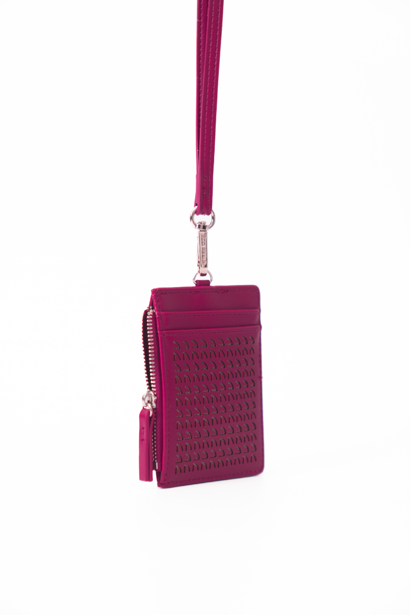 Signature Card Holder in Fuschia