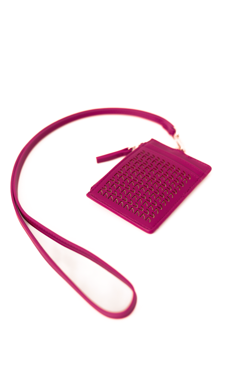 Signature Card Holder in Fuschia