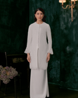 Gita Bridal Long Kebaya in Off White