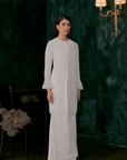 Gita Bridal Long Kebaya in Off White