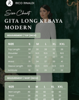 Gita Bridal Long Kebaya in Off White