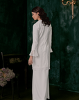 Gita Bridal Long Kebaya in Off White