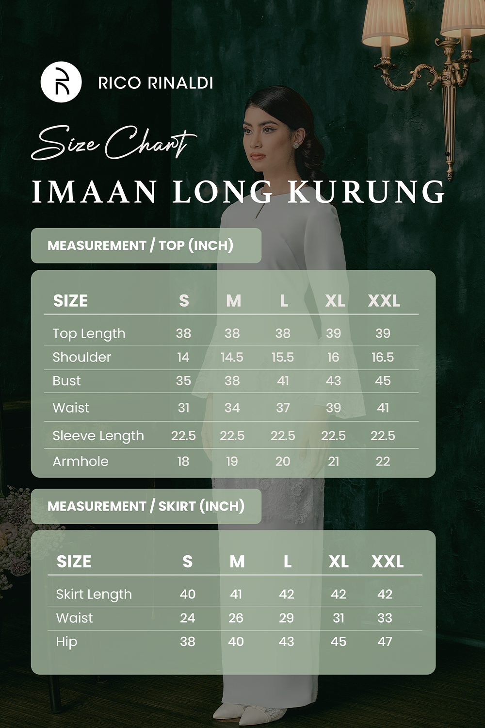 Imaan Bridal Long Kurung in Off White