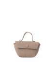 Detachable mini pouch from Rico Rinaldi Mendy Latte shoulder bag in premium crocodile embossed PU vegan leather
