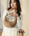 Croissant Bag in Latte