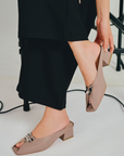 Linda Shoes in Latte