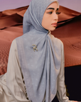 Amaya Scarve in Light Grey