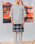 Zayan Set Summeraya 2026 in Light Grey