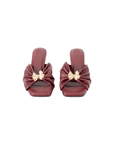 Daiyan Shoes in Maroon