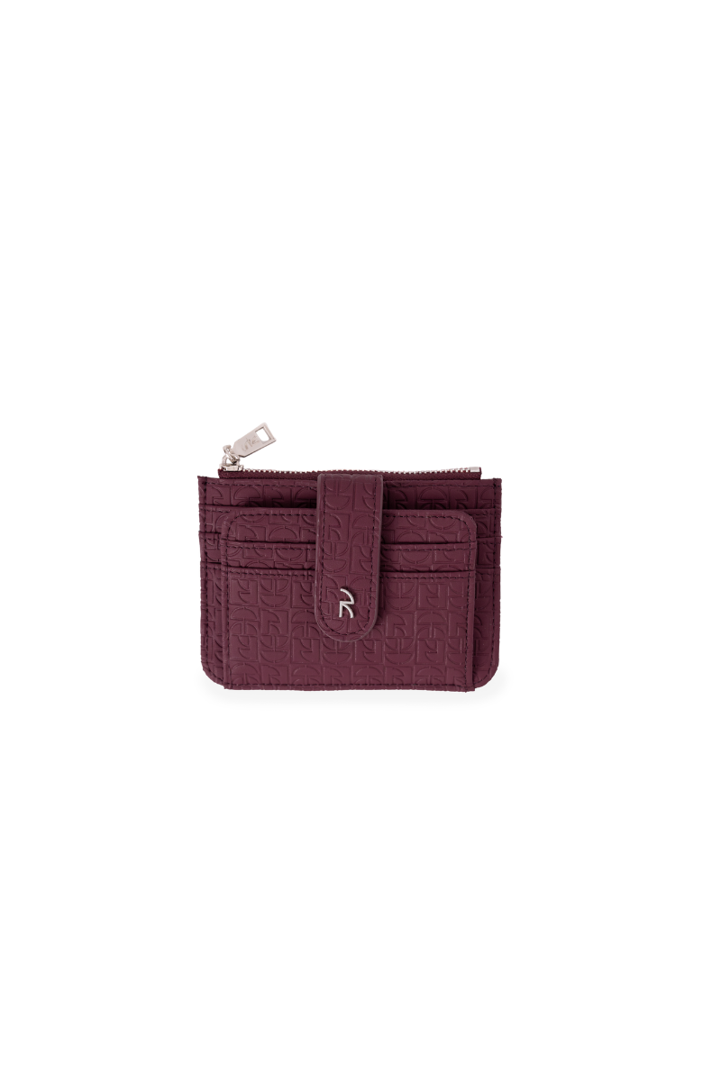 Riri Small Wallet in Maroon