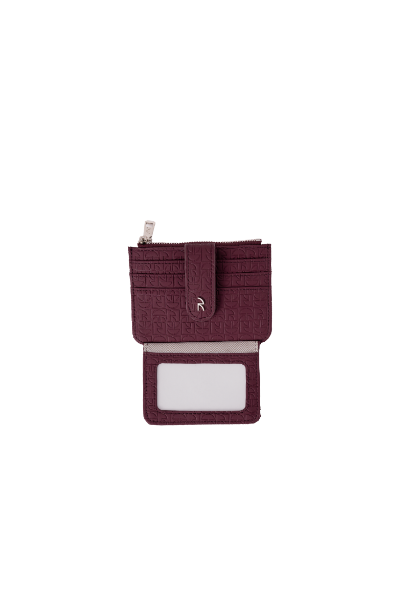 Riri Small Wallet in Maroon