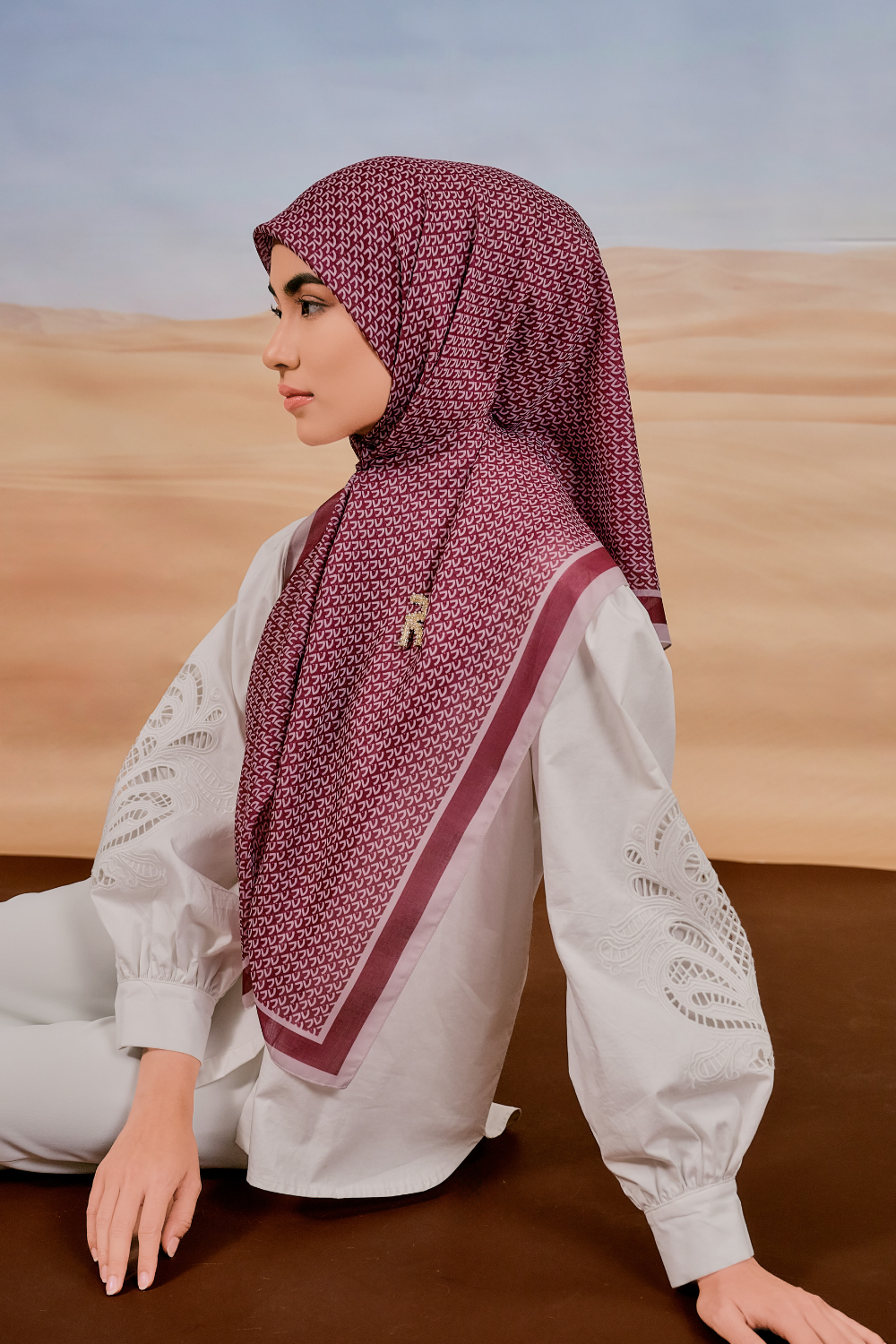 Mori Scarve in Mulberry